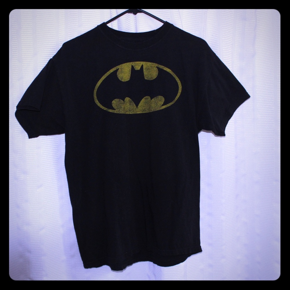 Black/yellow Batman Cotton T-Shirt